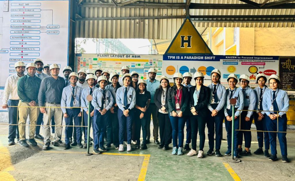 Top MBA College In Bilaspur Chhattisgarh Tagore College of Management College Student's Industrial Visit